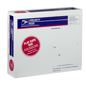 Priority Mail Flat Rate Box picture. Click here to enlarge.